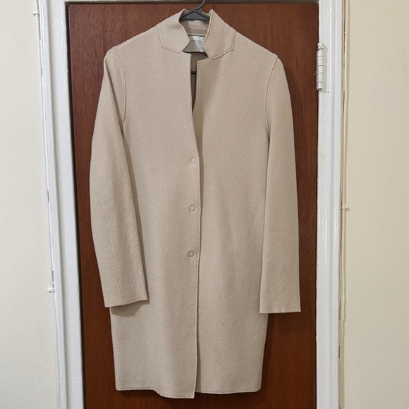 Elegant Cream Trench Coat - Picture 1 of 3
